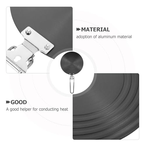 Housoutil Placa Adaptadora De Inducción Diámetro 28 Cm Aluminio Difusor De Calor para Cocina De Gas Eléctrica Uso Doméstico Mango Plegable - imagen 3