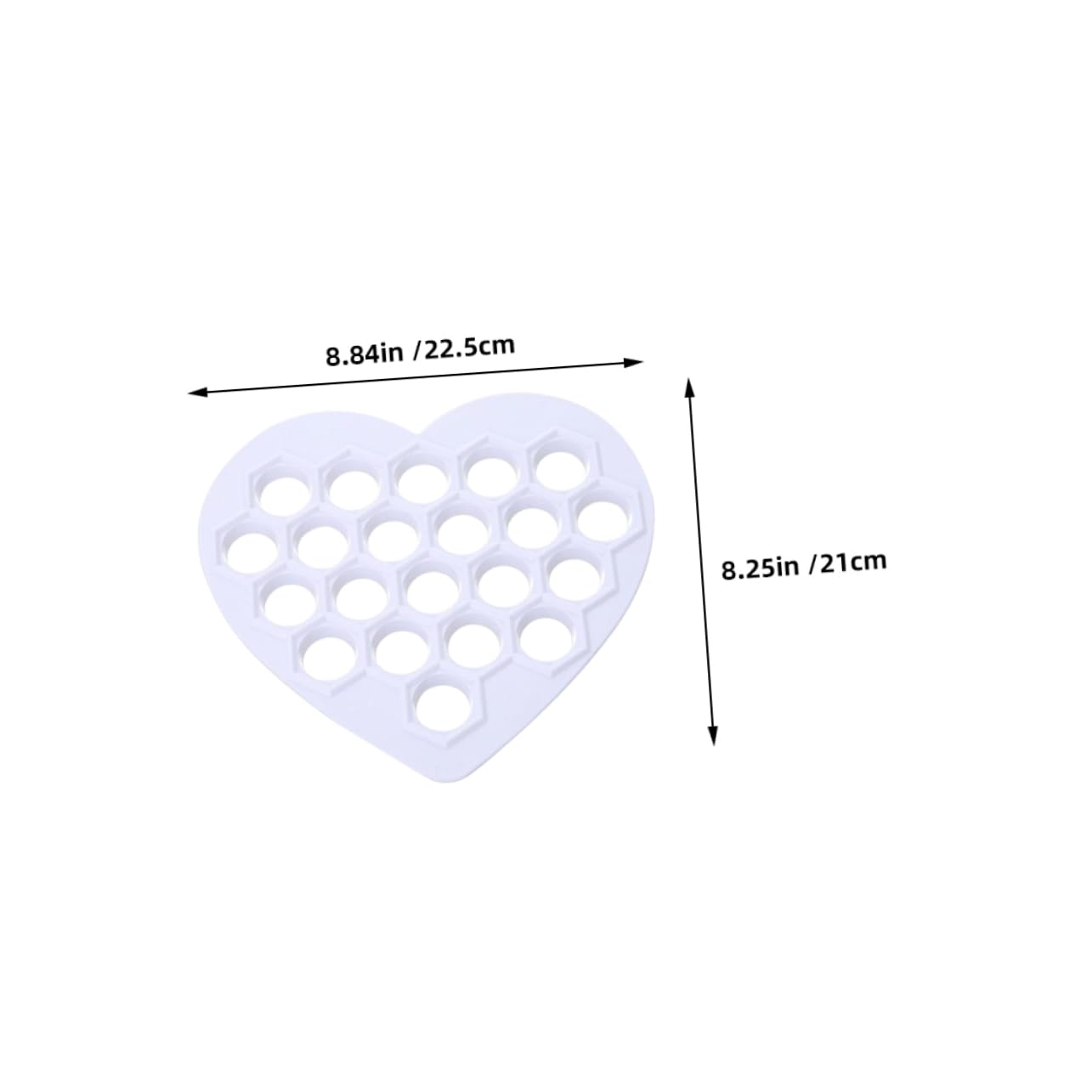 HEALLILY 4pcs Dumpling Maker Mould for Italian Ravioli Multi-hole Dumpling Press Easy-to-use Abs Material Space-saving