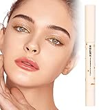 【Amplia aplicación】este es un lápiz de sombra de ojos de moda. Se puede usar en todo el rostro, no solo para los gusanos de seda mentirosos, sino también para el puente de la nariz, la punta de la nariz y los pliegues de los labios. Brillo natural, adecuado para fiestas, desfiles de moda, bailes, bailes, uso diario, etc.