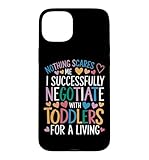 Childcare Teacher Negotiate with Toddlers Daycare Provider Case for iPhone 15 Plus