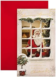 Christmas Card for Someone Special from Hallmark - Traditional Santa Design