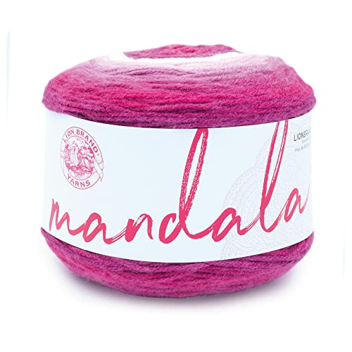 (1 Skein) Lion Brand Yarn Mandala Yarn, Cupid