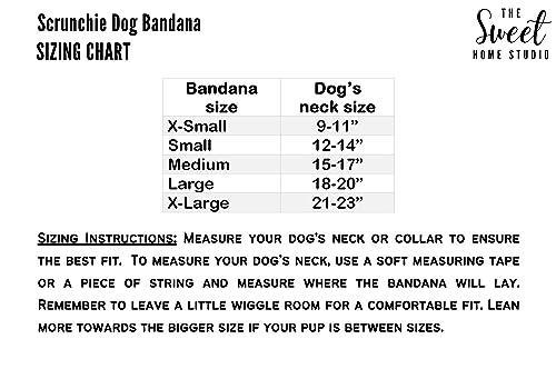 The Sweet Home Studio Halloween Scrunchie Dog Bandana Perfect For Halloween, Trick-Or-Treating, Thanksgiving Elastic Pet Bandana, Dog & Cat Accessory  thumb #1