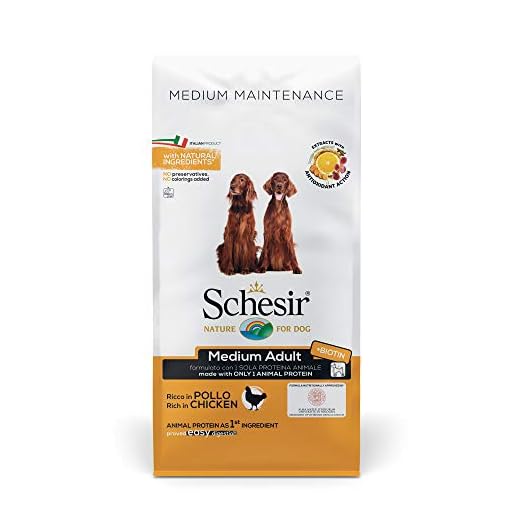 Schesir Hundefutter für mittelgroße Rassen