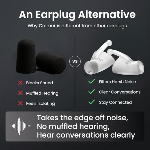 Image of Flare Calmer - Ear Plugs Alternative - Reduce Annoying Noises Without Blocking Sound - Soft Reusable Silicone - Grey