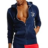 Armlänge: Langarm - normal Tommy Hilfiger - Zip-Sweatshirt mit Logo Tommy (Navy, Small)