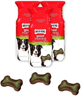 Milk-Bone Good Morning Daily Vitamin Treats Total Wellness - Pack of 3, 6