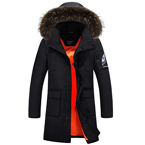 Chaqueta De Plumón para Amantes De Hombres Y Mujeres Gorro Cálido Grueso De Invierno Desmontable Largo A Prueba De Viento E Impermeable Tamaño Grande 5XL