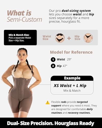 Image of TRIBUTO EST. 2009 Semi-Custom Stage 2, Hourglass shapewear, Body Shaper Open Bust Colombian Curvy Faja BBL & Lipo 360