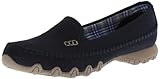 Skechers Women's Bikers Cross Walk Memory Foam Slip-On Moccasin