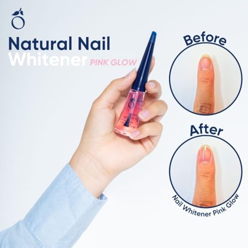 Herome Natural Nagelaufheller Pink Glow – Whitening Nagellack 10ml