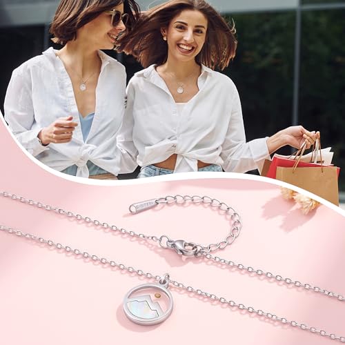 YLWJSP Stocking Stuffers for Teen Girls, Mustard Seed Necklace for Women - Hypoallergenic Rust-Free Fade Proof Christian Gifts (Silver) — view 6