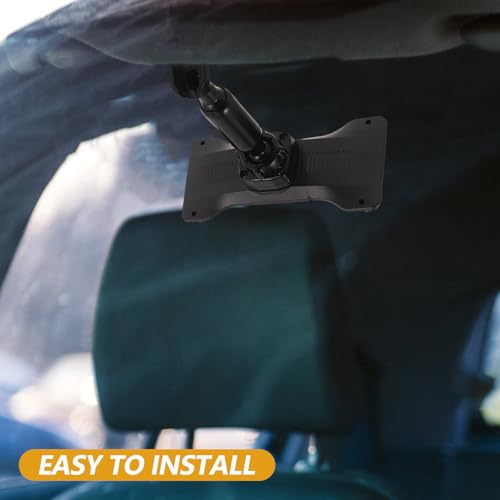 Soporte para cámara de marcha atrás en coche e instalación interior discreta 4