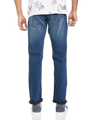 Image of Spykar Men's Rover Regular Fit Mid-Rise Jeans