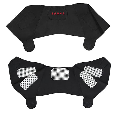 WOFASHPURET 1Pcs Self Heating Shoulder Support Strap Breathable Xl Brace for Rotator Cuff Injury Relief Stabilizer for Sports and Active Black