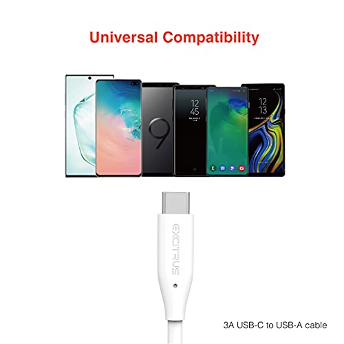 Excitrus Usb Type-C To Type-A Cable (2-Pack) Compatible With Samsung Galaxy S9 S10 S8 Plus/Note9/8 A60 A50, Moto G, Lg And Other Usb C Charger #TOP2