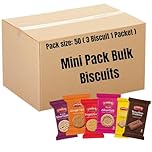 Bulk Buy Multipack Crawford Biscuit Portion Packs – 13-Biscuit Pack – 6 Varieties Individually Wrapped - Office, Hotel, Tea & Coffee Snack Biscuits – Fresh Cookies for On-the-Go Snacking (50 Pack)
