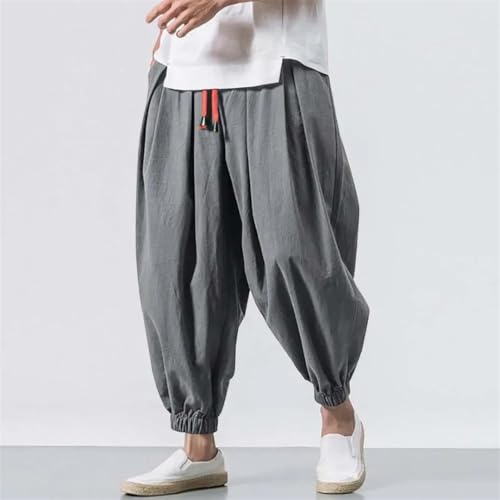 Zadaos Men Harem Pants Casual Loose Sweatpants Japanese Kimono Jogger Pants Streetwear Trousers2