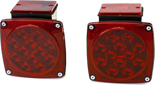 MAXXHAUL 70460 12V LED Trailer Tail Lights (Turn/Stop/Signal-Left/Right-DOT Compliant)
