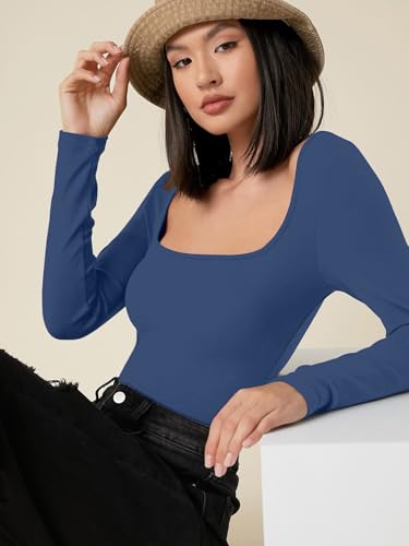 Image of Aahwan Women's & Girl's Solid Long Sleeve Polyester Slim Fit Top
