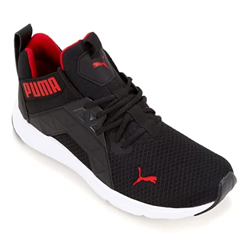 PUMA Softride Enzo NXT Tênis, Masculino, Preto/Vermelho, 40