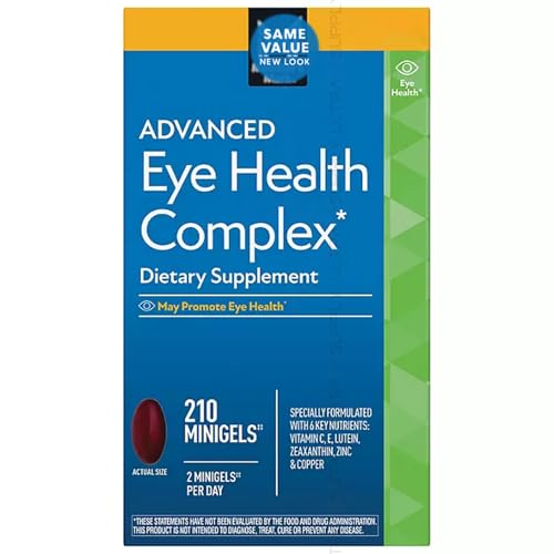 Members Mark Advanced Eye Health Complex Minigels (210 Servings.) Nutritional