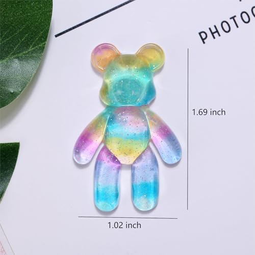 Image of Aesnefe Pocket Bear Hug, Anxiety Relief Gifts, Mental Health Positivity Gift for Men Women, Autism Fidget Gifts, Surgery Worry Gift, Thoughtful Present for School Anxiet, Rainbow Blue