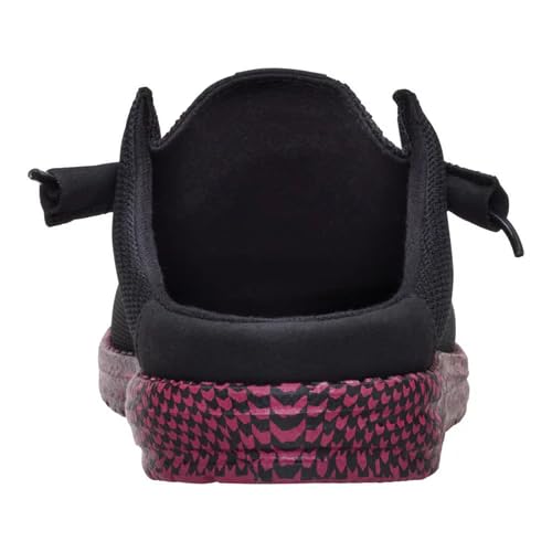 HEYDUDE Wally Slip Warped Geo Black/Fig Purple Size 11, Mens Shoes, Slip-on Mules, Comfortable & Light-Weight4