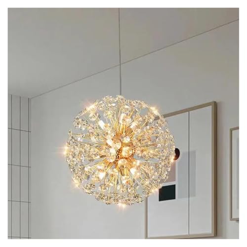 Lustre en cristal compact pour illuminer un salon sombre