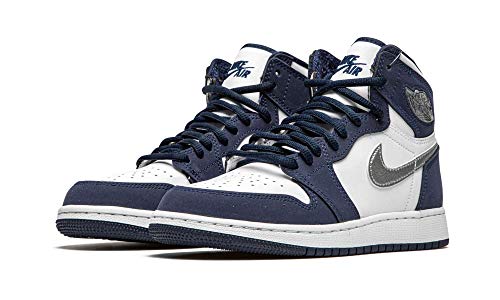 Jordan Air 1 Retro High Co.Jp Gs Midnight Navy Youth 575441 141 - Size 5Y2