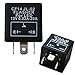 iJDMTOY (1) 3-Pin CF14 EP35 Electronic LED Flasher Relay For LED Related Turn Signal Bulbs Hyper Flash Fix