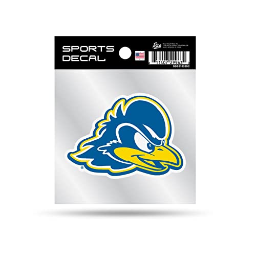 Delaware Blue Hens 4 x 4” Decal Mascot Head
