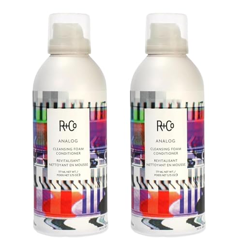 R+Co ANALOG Cleansing Foam Conditioner – Lightweight Softening &amp; Frizz-Reducing Conditioner for All Hair Types,