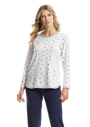 Pijama Longo Clássico para Frio em Moletinho Felpado