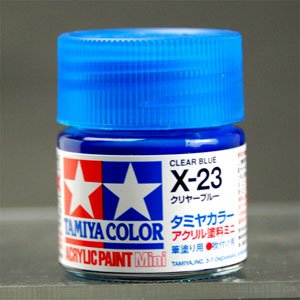 Amazon.co.jp: タミヤ アクリルミニ X-23 クリヤーブルー: ホビー
