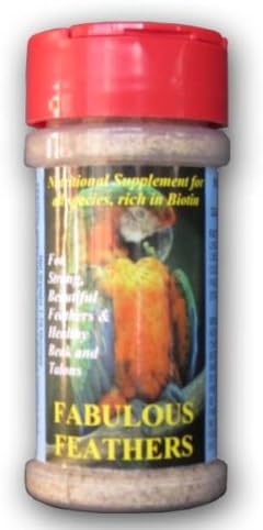Fabulous Feathers Biotin Supplement for Birds