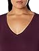Amazon Essentials Women's Plus Size Short-Sleeve V-Neck T-Shirt, Burgundy, 4X