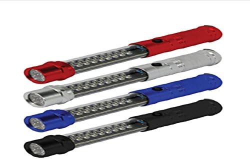 24 LED MAGNETIC HEAD WORK LIGHT AND 9 LED FLASH LIGHT (ASSORTED COLORS)