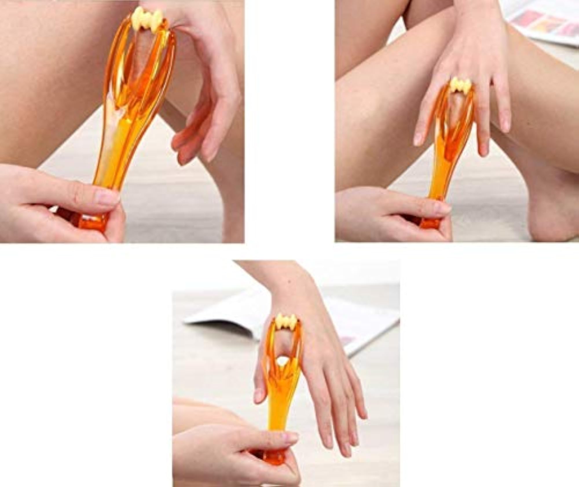 R A Products Acupressure Finger Massager with Thumb Pad & Sujok Ring