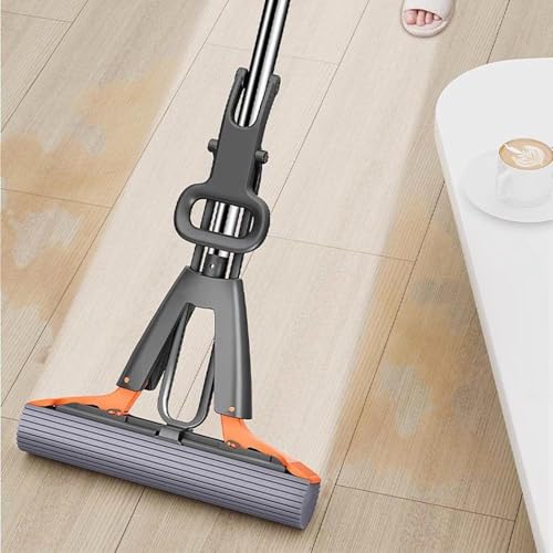 Fregona para suelo de madera que soluciona los derrames rápidos en el baño y cocina 3