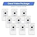 (9 Piece) X5 Pro Omni Replacement Dust Bags for ECOVACS DEEBOT T30S Pro Omni/ X2/ X2 Omni/ X2 Pro/ X5 Omni/ DEX86/ T30S AI/ T30S Care Vacuum Cleaner, Disposable Dust Bags Accessories Kit