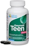 Platinum Naturals Easymulti Teen for Young Women, 60 Softgels, Comprehensive Multivitamin with Iron, Vitamin B6 & B12, D3, Calcium, Support Brain Health & Skin, Nutritional Supplement for Teen Girls