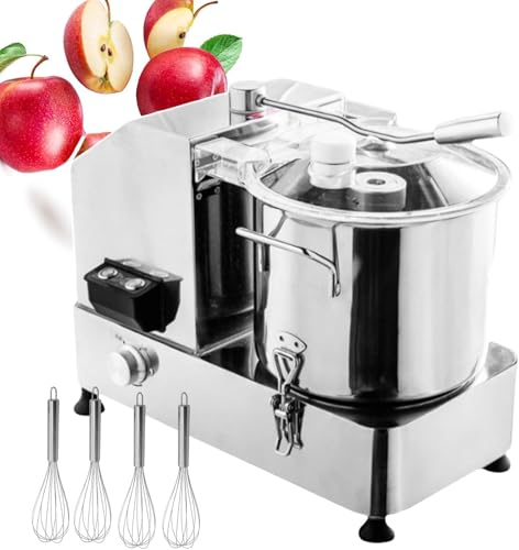 Procesador de alimentos comercial, picador y mezclador de verduras multifuncional, licuadora de acero inoxidable con diseño desmontable para una fácil limpieza