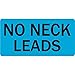 LabelValue.com | No Neck Leads Veterinary Labels LV-VET-167