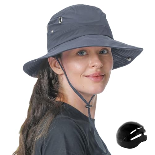 Chapeau de soleil avec casque de vélo : protégez votre tête du soleil et des chocs