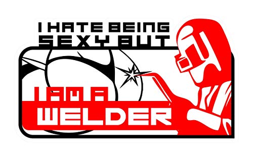 Image of 3 pcs Funny Sexy Welder Sticker - Welding Decal for Welding Hood, Hardhat, Helmet, Toolbox, Car