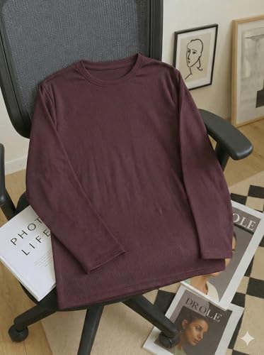 Image of Mack Jonney Men's Striped Ribbed Black Full Sleeve T-Shirt | Premium Soft Stretch Fabric | Casual Wear Round Neck Tee-M6296