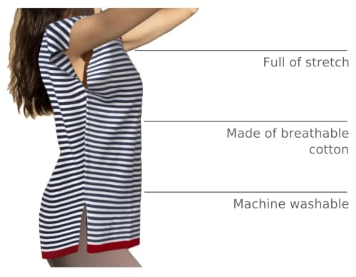 Image of Zeagoo Sweater Vest Women Crew Neck Loose Fit Knit Lightweight T Shirts Pullover Casual Summer Outfits