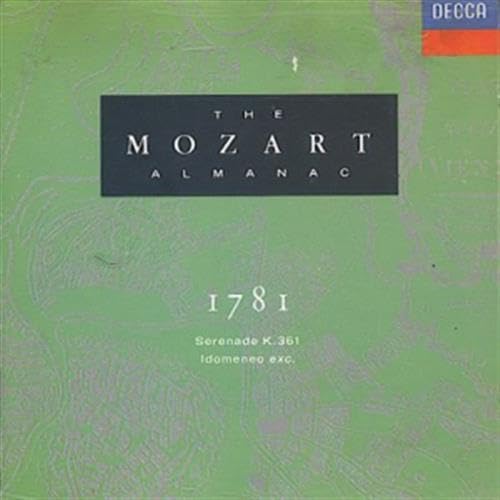 Mozart Almanac 1781 / Idomeneo / Fuor Del Mar [Audio CD] MOZART,WOLFGANG