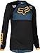 Fox Racing 180 MATA Drip Women's Off-Road Motorcycle Jersey - Black/Navy/Large